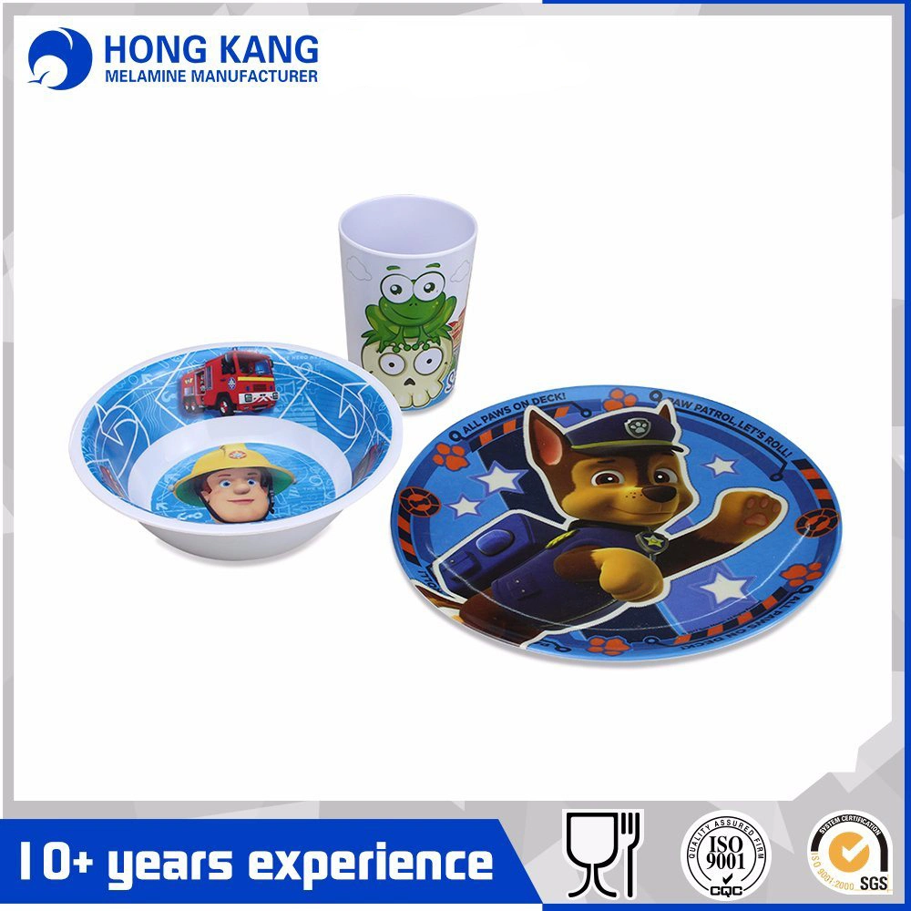 Melamine Dinnerware Set for Children Kids