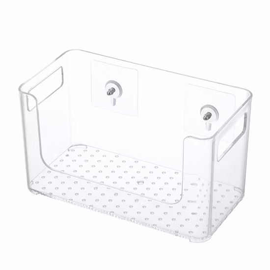 Caja de almacenamiento transparente para mascarillas faciales U