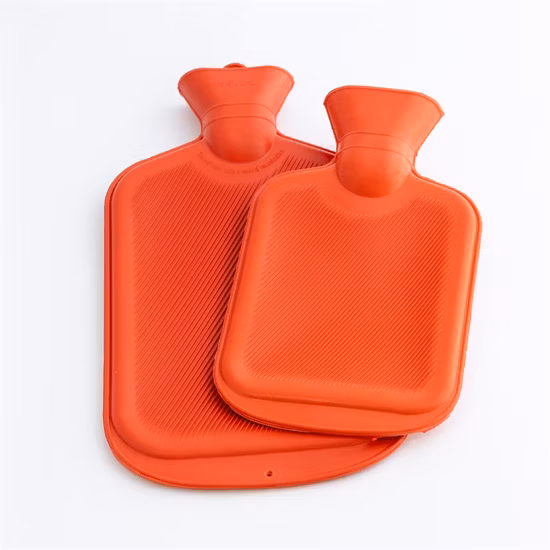 Hermosa botella de agua caliente de goma para calentador de manos