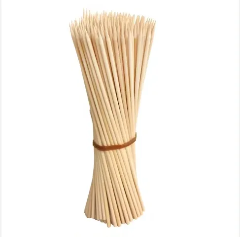 Selecciones de bambú disponibles de la fruta de la categoría alimenticia los 3.0mm*18cm para el Bbq